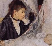 Berthe Morisot Detail of Cradle oil